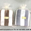 ของชำร่วยแจกงานศพ ผ้าขนหนูเช็ดผม ลายริ้ว ขนแกะ 13"x28" ใส่ถุงผ้าโปร่ง 30.- (ใส่ถุงผ้าติดโบว์ 31.-)