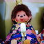 Monchhichi Box Set แพ็คคู่ พร้อมกล่องใส่ (Sekiguchi)