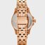 Fossil ES4767 นาฬิกาผู้หญิง FB-01 Three-Hand Date Rose Gold-Tone Stainless Steel Women's Watch