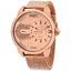 Diesel DZ5600 นาฬิกาผู้ชาย Mini Daddy Rose Gold Quartz Men's Watch