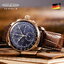 Zeppelin 8672-3 นาฬิกาผู้ชาย 100 Years Chronograph Quartz Men's Watch Made In Germany