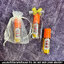ของชำร่วยงานศพ ยาหม่องน้ำหัวลูกกลิ้ง 3cc เซียงเพียวอิ๋ว (OK) ใส่ถุงพลาสติกแก้ว 43.-/ ถุงผ้า 45.-/ ถุงผ้าโบว์ 46.-