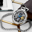 Stuhrling Original 991.01 นาฬิกาพก Mechanical Vintage Stainless Steel Pocket Watch