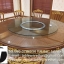 กระจกจานหมุนโต๊ะจีน เลซีซูซัน Lazy Susan Turntable 懒惰的苏珊 旋转玻璃餐桌 中式旋转玻璃桌套装 กระจกกลมใสขนาด 90 cm.หนา 10 mm.จานหมุน 20 นิ้ว(สำหรับโต๊ะกลม 160 ซม.)