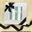 PROMOTION! ของชำร่วยงานศพ ผ้าเช็ดตัวลายริ้ว เนื้อผ้านาโน นุ่มฟู 27x54 นิ้ว ใส่กล่องพ่นทรายสีเงิน คาดริบบิ้น ชุดละ 120.-