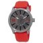 Diesel DZ1806 นาฬิกาผู้ชาย Diesel รุ่น DZ1806, Rasp Gunmetal Dial Red Silicone Men's Watch