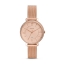 Fossil ES4628 นาฬิกาผู้หญิง Jacqueline Three-Hand Date Rose Gold-Tone Quartz Women's Watch