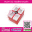 BK21W-012 กล่องเค้กชิ้นลายขนมเค้ก (20กล่อง/104บาท)