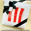 PROMOTION! ของชำร่วยงานศพ ผ้าเช็ดตัวลายริ้ว เนื้อผ้านาโน นุ่มฟู 27x54 นิ้ว ใส่กล่องพ่นทรายสีเงิน คาดริบบิ้น ชุดละ 120.-