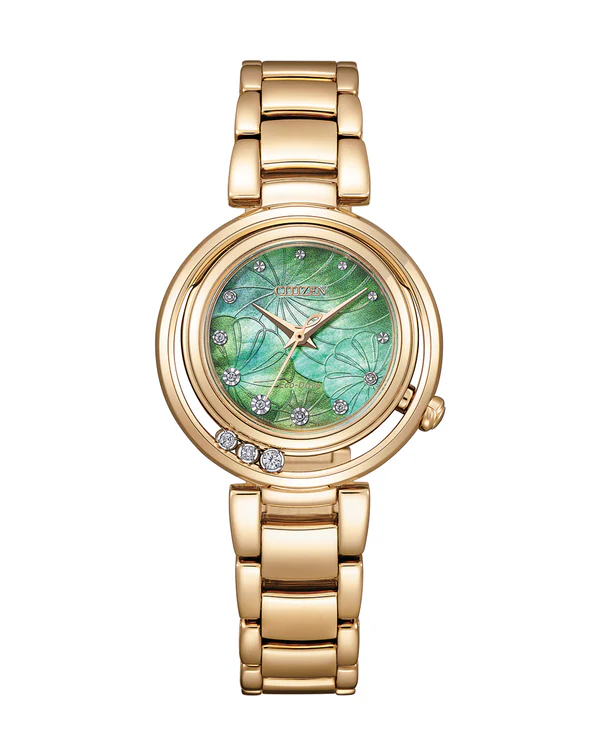 Citizen EM1113-82Y นาฬิกาผู้หญิง Eco-Drive Citizen L Diamond Women's Watch