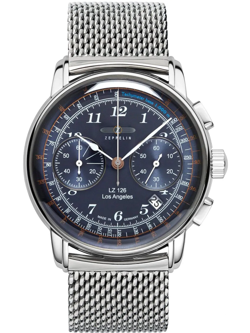 Zeppelin 7614M-3 นาฬิกาผู้ชาย Chronograph Quartz Men's Watch