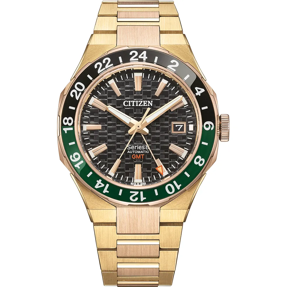 Citizen NB6033-51E นาฬิกาผู้ชาย Automatic Series8 GMT Made in Japan Men's Watch