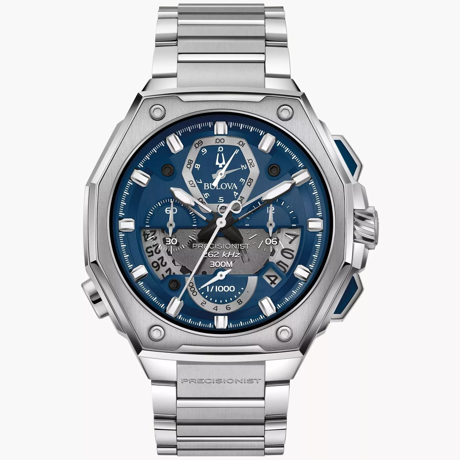 Bulova 96B349 นาฬิกาผู้ชาย Precisionist Quartz Men's Watch