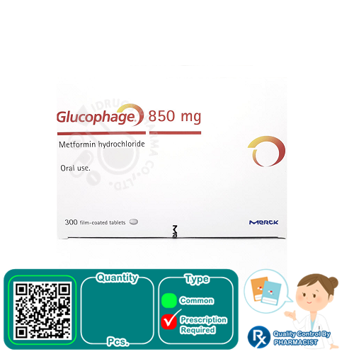 glucophage 850 mg tablet