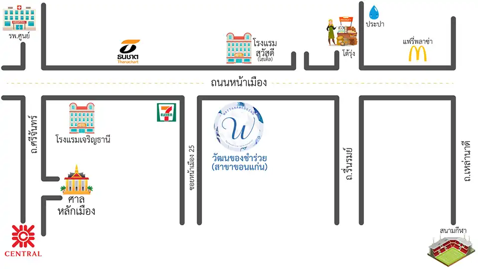 แผนที่หน้าร้าน